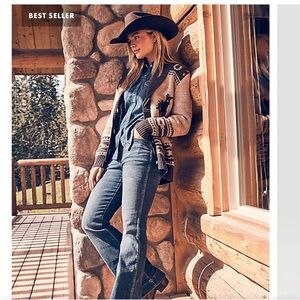 Wrangler high-rise trouser, 26 x 32